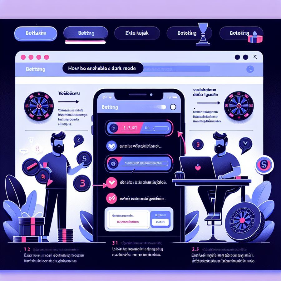 Bahis Sitelerinde Karanlık Mod Nasıl Açılır? Adım Adım Rehber | Betibom